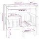 vidaXL Hundebett Schwarz 75,5x63,5x70 cm Massivholz Kiefer vidaXL Hundebett Schwarz 75,5x63,5x70 cm Massivholz Kiefer