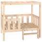 vidaXL Hundebett 95,5x73,5x90 cm Massivholz Kiefer vidaXL Hundebett 95,5x73,5x90 cm Massivholz Kiefer