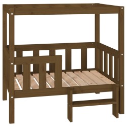  vidaXL Hundebett Honigbraun 95,5x73,5x90 cm Massivholz Kiefer