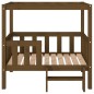 vidaXL Hundebett Honigbraun 95,5x73,5x90 cm Massivholz Kiefer vidaXL Hundebett Honigbraun 95,5x73,5x90 cm Massivholz Kiefer
