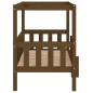 vidaXL Hundebett Honigbraun 95,5x73,5x90 cm Massivholz Kiefer vidaXL Hundebett Honigbraun 95,5x73,5x90 cm Massivholz Kiefer