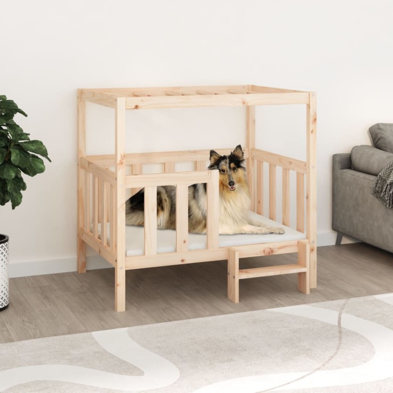 vidaXL Hundebett 105,5x83,5x100 cm Massivholz Kiefer vidaXL Hundebett 105,5x83,5x100 cm Massivholz Kiefer