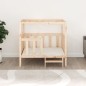 vidaXL Hundebett 105,5x83,5x100 cm Massivholz Kiefer vidaXL Hundebett 105,5x83,5x100 cm Massivholz Kiefer
