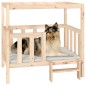 vidaXL Hundebett 105,5x83,5x100 cm Massivholz Kiefer vidaXL Hundebett 105,5x83,5x100 cm Massivholz Kiefer