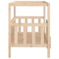vidaXL Hundebett 105,5x83,5x100 cm Massivholz Kiefer vidaXL Hundebett 105,5x83,5x100 cm Massivholz Kiefer