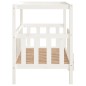 vidaXL Hundebett Weiß 105,5x83,5x100 cm Massivholz Kiefer vidaXL Hundebett Weiß 105,5x83,5x100 cm Massivholz Kiefer