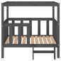 vidaXL Hundebett Grau 105,5x83,5x100 cm Massivholz Kiefer vidaXL Hundebett Grau 105,5x83,5x100 cm Massivholz Kiefer