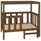 vidaXL Hundebett Honigbraun 105,5x83,5x100 cm Massivholz Kiefer vidaXL Hundebett Honigbraun 105,5x83,5x100 cm Massivholz Kiefer