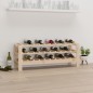 vidaXL Weinregal 109,5x30x42 cm Massivholz Kiefer vidaXL Weinregal 109,5x30x42 cm Massivholz Kiefer