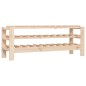 vidaXL Weinregal 109,5x30x42 cm Massivholz Kiefer vidaXL Weinregal 109,5x30x42 cm Massivholz Kiefer