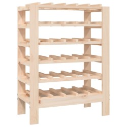 vidaXL Weinregal 61,5x30x82 cm Massivholz Kiefer