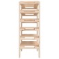 vidaXL Weinregal 61,5x30x82 cm Massivholz Kiefer vidaXL Weinregal 61,5x30x82 cm Massivholz Kiefer