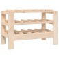 vidaXL Weinregal 61,5x30x42 cm Massivholz Kiefer vidaXL Weinregal 61,5x30x42 cm Massivholz Kiefer