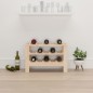 vidaXL Weinregal 61,5x30x42 cm Massivholz Kiefer vidaXL Weinregal 61,5x30x42 cm Massivholz Kiefer