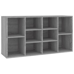 vidaXL Schuhbank Grau Sonoma 103x30x54,5 cm Holzwerkstoff