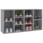 vidaXL Schuhbank Grau Sonoma 103x30x54,5 cm Holzwerkstoff vidaXL Schuhbank Grau Sonoma 103x30x54,5 cm Holzwerkstoff