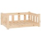 vidaXL Hundebett 75,5x55,5x28 cm Massivholz Kiefer vidaXL Hundebett 75,5x55,5x28 cm Massivholz Kiefer