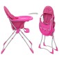 vidaXL Baby-Hochstuhl Rosa und Weiß vidaXL Baby-Hochstuhl Rosa und Weiß
