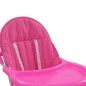 vidaXL Baby-Hochstuhl Rosa und Weiß vidaXL Baby-Hochstuhl Rosa und Weiß