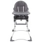 vidaXL Baby-Hochstuhl Grau und Weiß vidaXL Baby-Hochstuhl Grau und Weiß