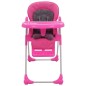 vidaXL Baby-Hochstuhl Rosa und Grau vidaXL Baby-Hochstuhl Rosa und Grau