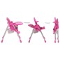 vidaXL Baby-Hochstuhl Rosa und Grau vidaXL Baby-Hochstuhl Rosa und Grau