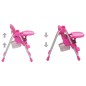 vidaXL Baby-Hochstuhl Rosa und Grau vidaXL Baby-Hochstuhl Rosa und Grau