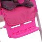 vidaXL Baby-Hochstuhl Rosa und Grau vidaXL Baby-Hochstuhl Rosa und Grau