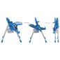vidaXL Baby-Hochstuhl Blau und Grau vidaXL Baby-Hochstuhl Blau und Grau