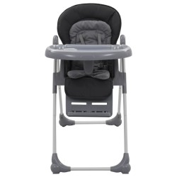 vidaXL Baby-Hochstuhl Grau 