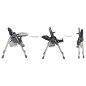 vidaXL Baby-Hochstuhl Grau vidaXL Baby-Hochstuhl Grau