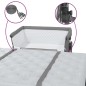 vidaXL Babybett mit Matratze Dunkelgrau Leinenstoff vidaXL Babybett mit Matratze Dunkelgrau Leinenstoff