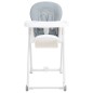 vidaXL Baby-Hochstuhl Hellgrau Aluminium vidaXL Baby-Hochstuhl Hellgrau Aluminium