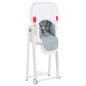vidaXL Baby-Hochstuhl Hellgrau Aluminium vidaXL Baby-Hochstuhl Hellgrau Aluminium