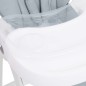 vidaXL Baby-Hochstuhl Hellgrau Aluminium vidaXL Baby-Hochstuhl Hellgrau Aluminium