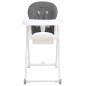 vidaXL Baby-Hochstuhl Dunkelgrau Aluminium vidaXL Baby-Hochstuhl Dunkelgrau Aluminium