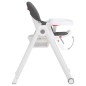 vidaXL Baby-Hochstuhl Dunkelgrau Aluminium vidaXL Baby-Hochstuhl Dunkelgrau Aluminium