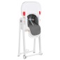 vidaXL Baby-Hochstuhl Dunkelgrau Aluminium vidaXL Baby-Hochstuhl Dunkelgrau Aluminium