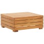 vidaXL Modular-Fußhocker 1 Stk. mit Kissen Massivholz Akazie vidaXL Modular-Fußhocker 1 Stk. mit Kissen Massivholz Akazie