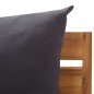 vidaXL Modular-Mittelsofa 1 Stk. mit Auflagen Massivholz Akazie vidaXL Modular-Mittelsofa 1 Stk. mit Auflagen Massivholz Akazie