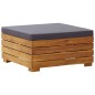 vidaXL Modular-Fußhocker 1 Stk. mit Auflage Massivholz Akazie vidaXL Modular-Fußhocker 1 Stk. mit Auflage Massivholz Akazie