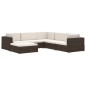vidaXL Modular-Sofa-Mittelteil 1 Stk. + Auflagen Poly Rattan Schwarz vidaXL Modular-Sofa-Mittelteil 1 Stk. + Auflagen Poly Rattan Schwarz