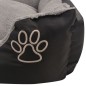 vidaXL Hundebett mit gepolstertem Kissen Größe S Schwarz vidaXL Hundebett mit gepolstertem Kissen Größe S Schwarz