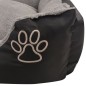 vidaXL Hundebett mit gepolstertem Kissen Größe M Schwarz vidaXL Hundebett mit gepolstertem Kissen Größe M Schwarz