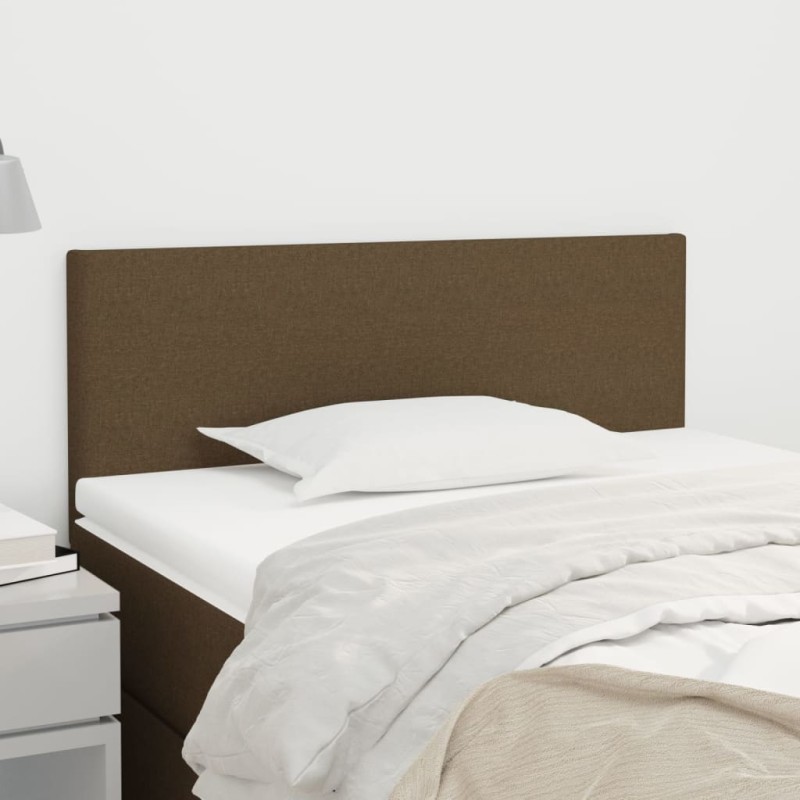 Kopfteil Dunkelbraun 100x5x78/88 cm Stoff Kopfteil Dunkelbraun 100x5x78/88 cm Stoff