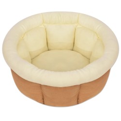 vidaXL Hundebett Größe L Beige