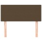 Kopfteil Dunkelbraun 100x5x78/88 cm Stoff Kopfteil Dunkelbraun 100x5x78/88 cm Stoff