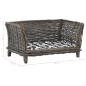 vidaXL Hundekorb mit Kissen Grau 50x33x30 cm Natur Weide vidaXL Hundekorb mit Kissen Grau 50x33x30 cm Natur Weide