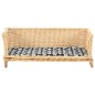vidaXL Hundekorb mit Kissen 90x54x35 cm Natur Weide vidaXL Hundekorb mit Kissen 90x54x35 cm Natur Weide