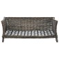 vidaXL Hundekorb mit Kissen Grau 90x54x35 cm Natur Weide vidaXL Hundekorb mit Kissen Grau 90x54x35 cm Natur Weide
